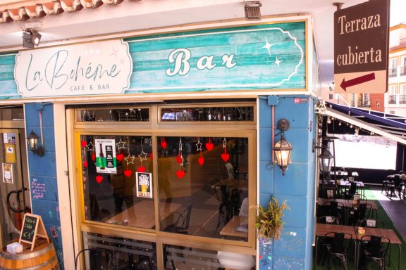 Exterior restaurante La Bohéme