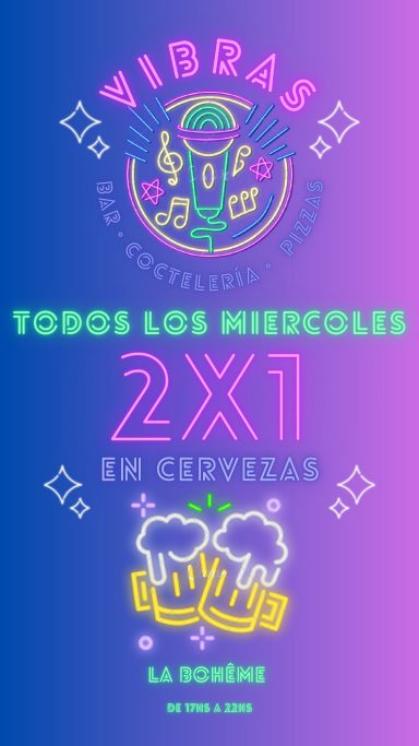 2x1 en cervezas
